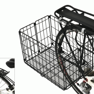 Pannier-Rear Folding Wire Basket Single***