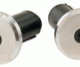 Handlebar Plugs-Alloy Knock Black***