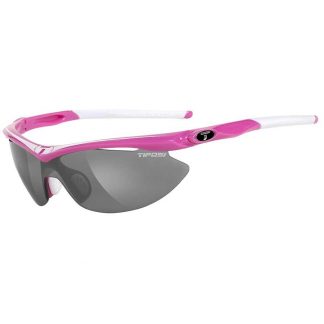 Sunglasses-Tifosi Slip Pink w/Lenses Smoke, AC Red, Clear***