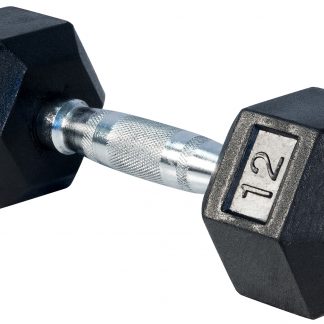 Dumbbell-Hex Rubber 12lb