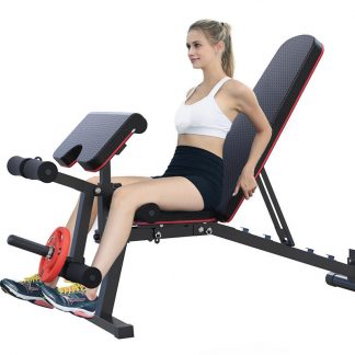 Weight Bench-Global Flat/Incline/Decline with Arm and Leg Curl