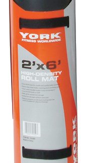 Exercise Mat-2 X 6 Black Mat Roll Up