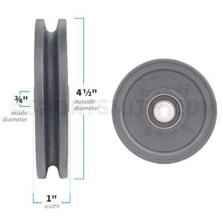 Pulley-4-1/2 X 3/8 X 1