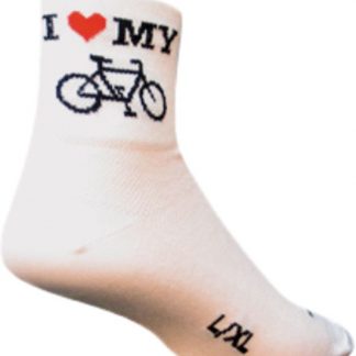 Socks-SockGuy I Heart My Bike S/M
